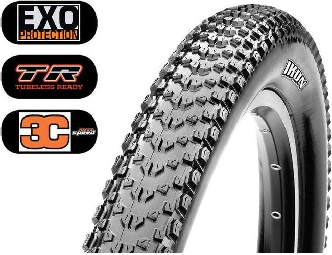 maxxis ikon 2.20 tlr 120 tpi 3c exo