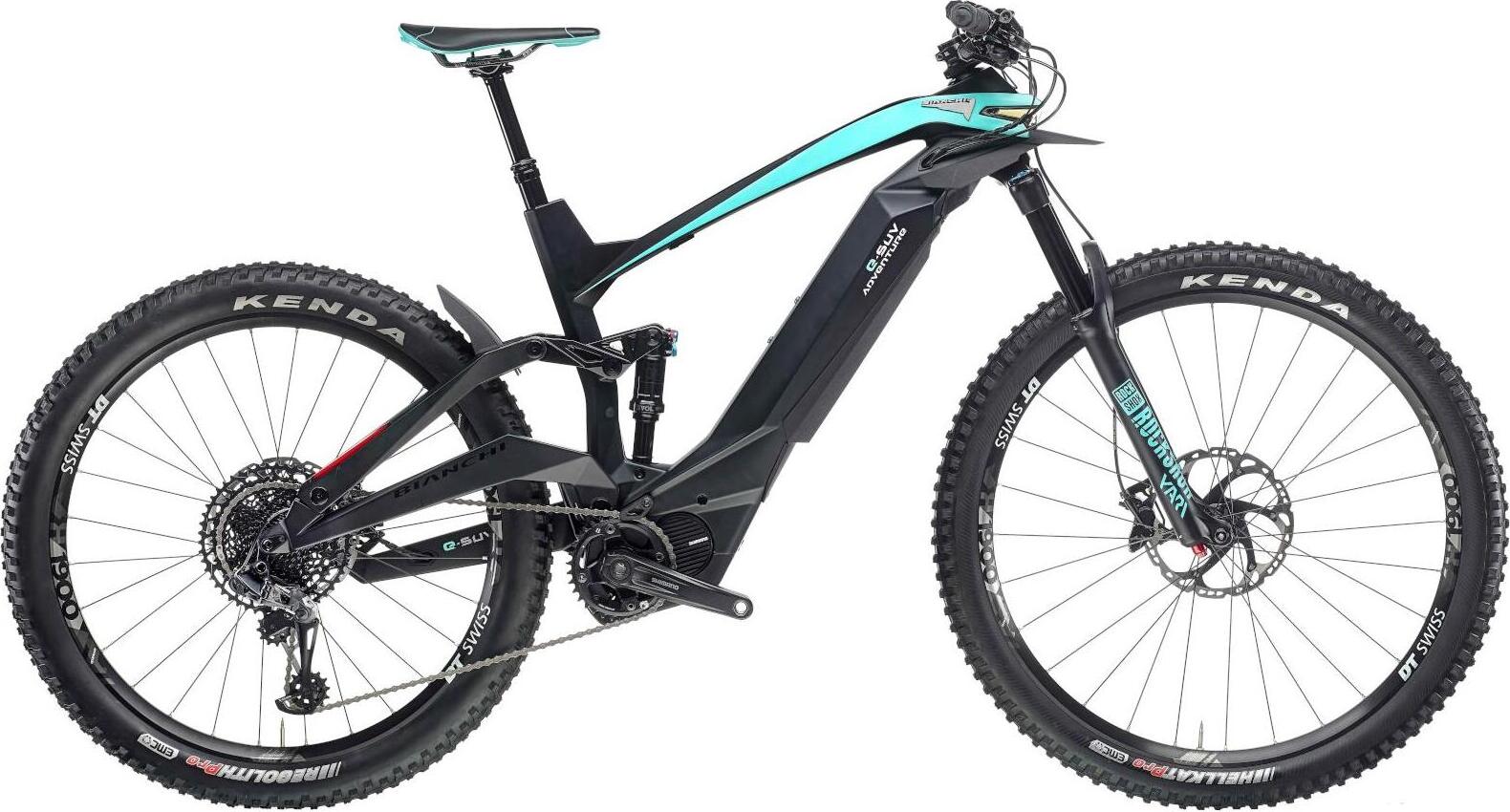 Bicicleta elétrica de montanha Bianchi E-Suv Adventure GX Eagle 1X12Sp