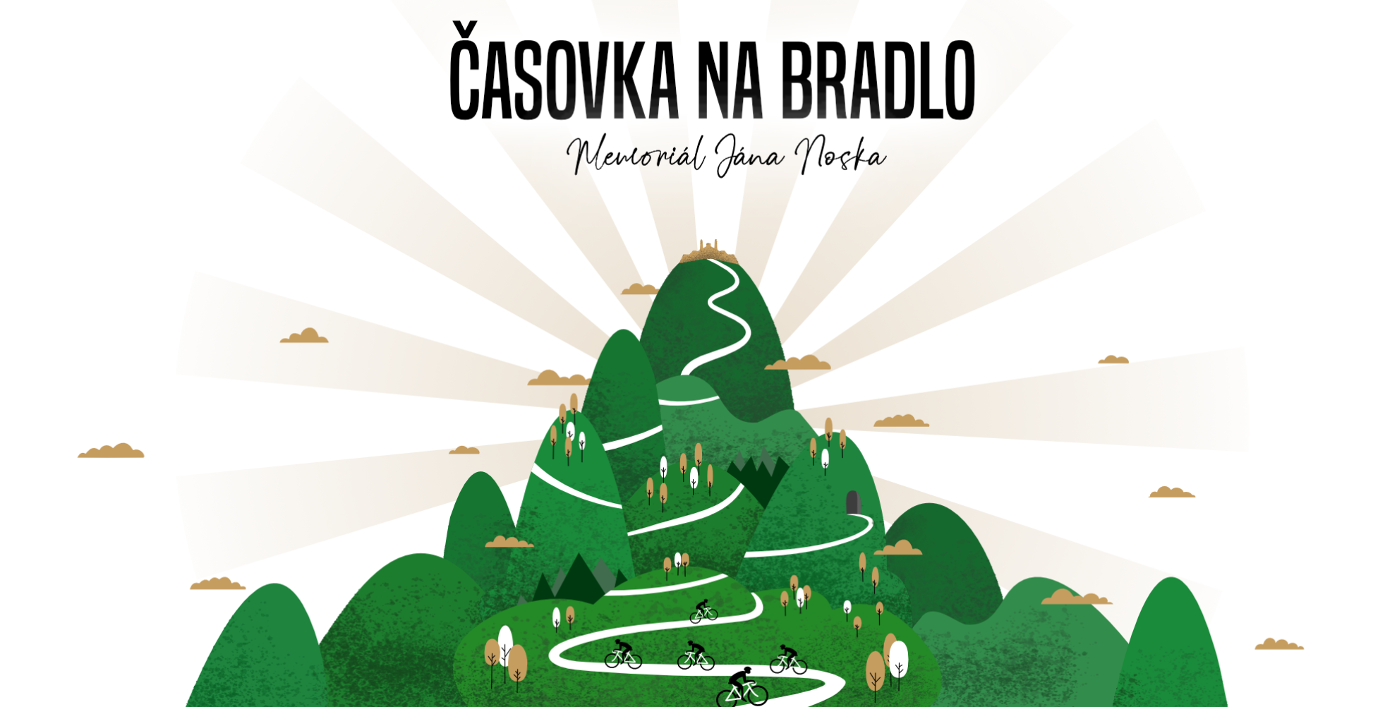 Časovka na Bradlo - Memoriál Jána Noska - pre cestných aj horských cyklistov