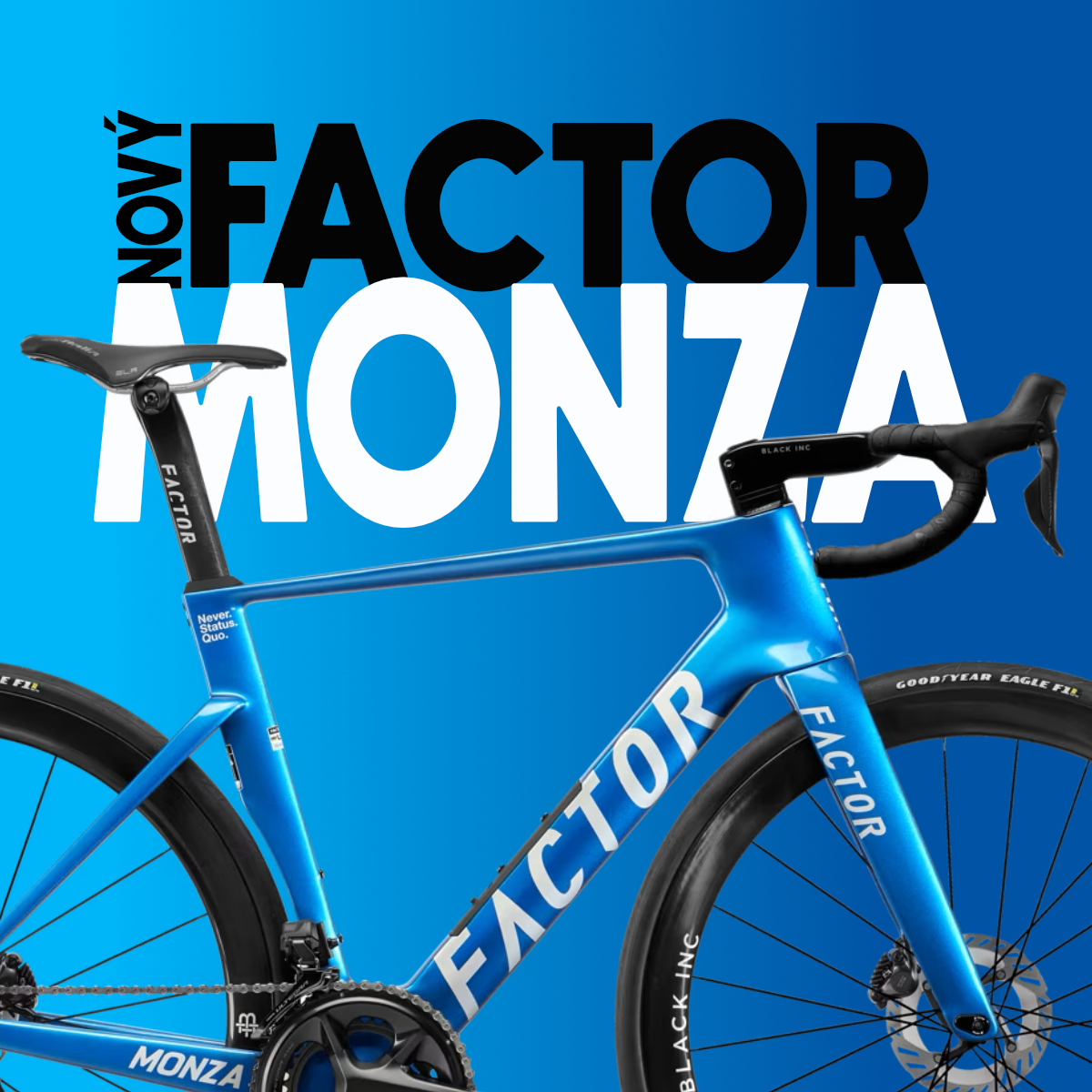 Factor Monza – bicykel pre víťazov aj pre tých, čo trénujú s vášňou