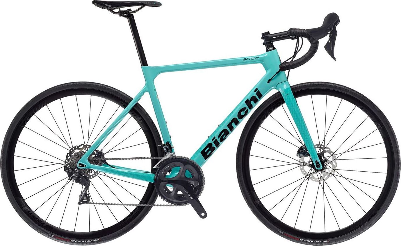 Bianchi Sprint Disc 105 Di2 12Sp Bicicleta de Estrada em Carbono