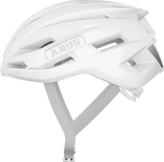Abus stormchaser ACE cyklisticka prilba biela pure white