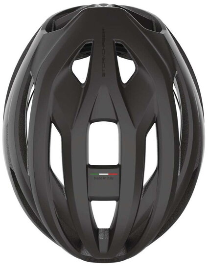 Abus stormchaser ACE cyklisticka prilba cierna velvet black vrch