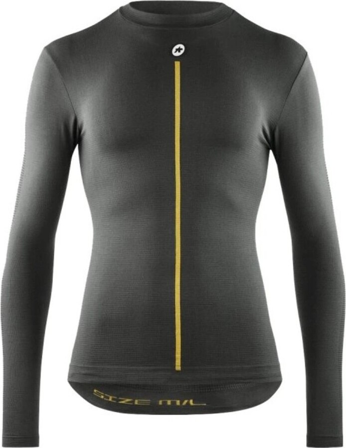 ASSOS 2 3 LS Skin Layer P1 Anthracite Grey pánsky1