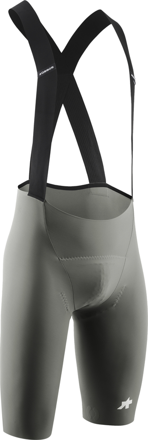 ASSOS EQUIPE R Bib Shorts S11 green cyklisticke nohavice (1)