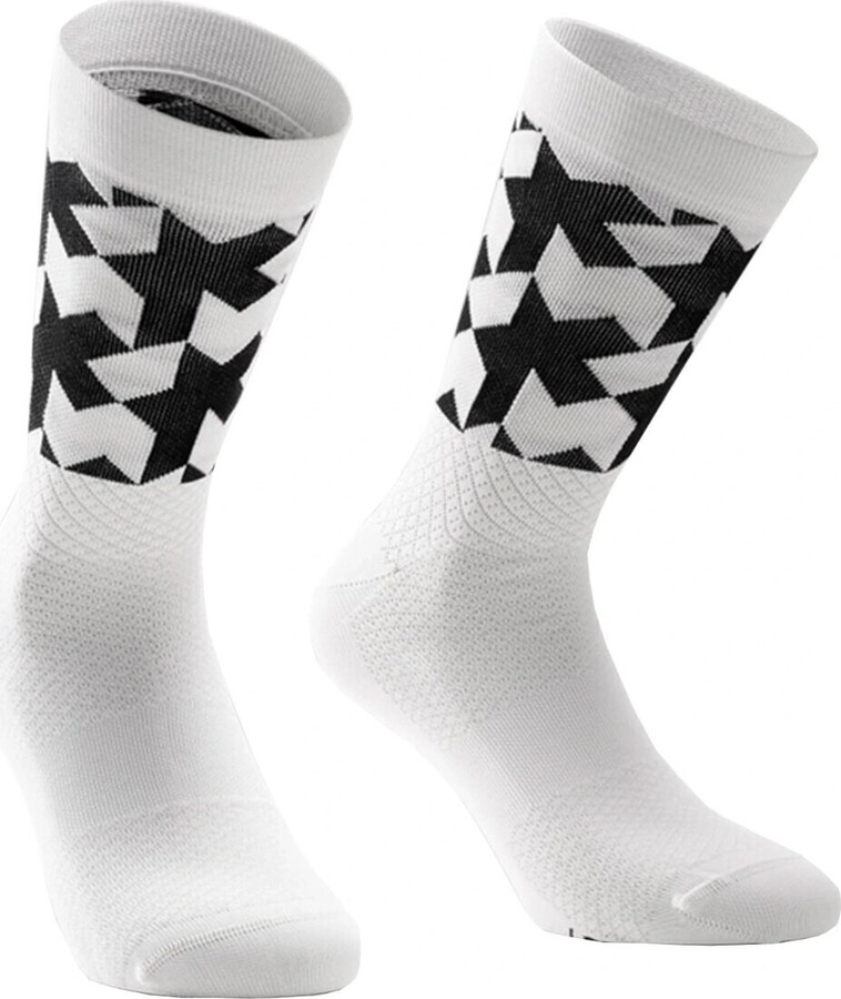 Assos monogram socks evo biele ponozky
