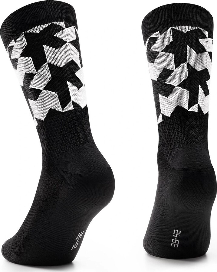 Assos monogram socks evo cierne cyklisticke ponozky