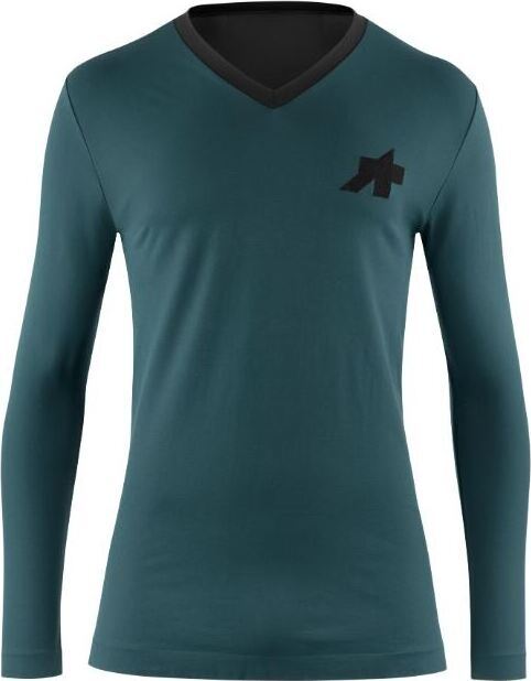 Assos Tactica Tech T shirt technicky dres dlhy rukav foundation green 3