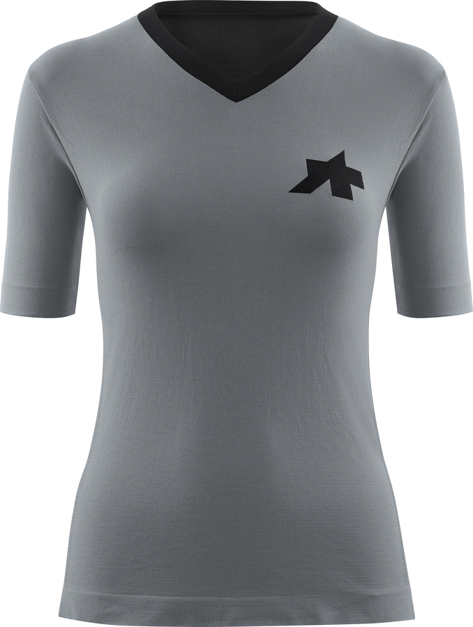 ASSOS TACTICA WOM TechT Shirt T5 Fanatic Silver damsky dres (3)