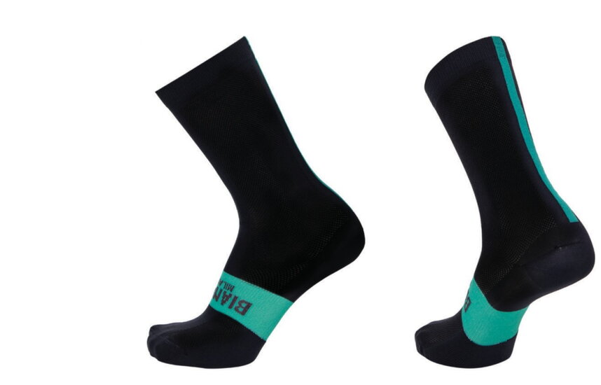 Bianchi milano classic unisex cyklisticke ponožky sede