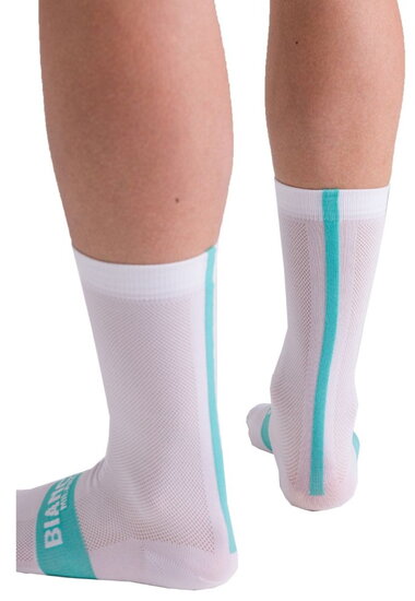 Bianchi milano classic unisex cyklisticke ponožky white