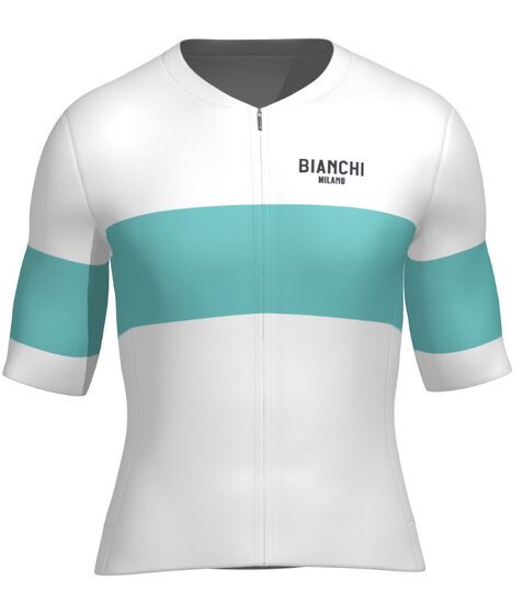 Bianchi milano RACE cyklisticky unisex dres biely 01