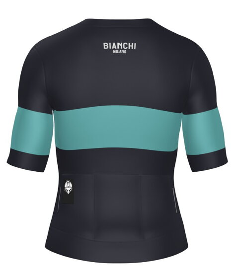 Bianchi milano RACE cyklisticky unisex dres sedy 02