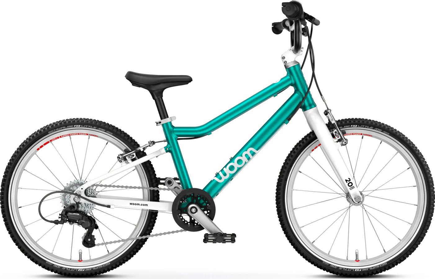 Detský bicykel Woom GO 4 metallic petrol