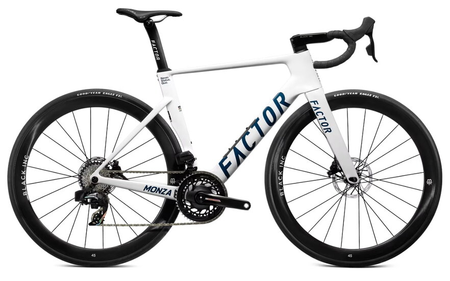 Factor monza cestny bicykel pearl white