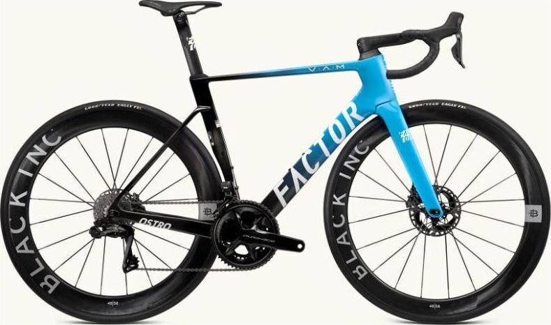Factor ostro vam cestny aerobicykel shimano ultegra di2 gloss blue