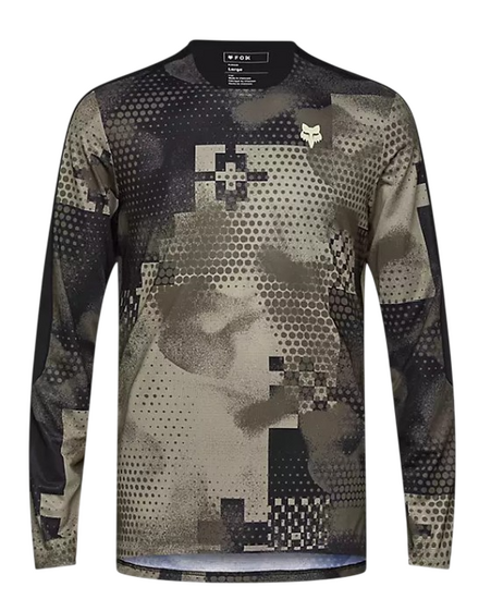Fox ascent pulse ls dres na horsky bicykel dlhy rukav sand 1