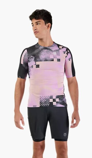 Fox ascent pulse ss dres na mtb kratky rukav dusty rose2