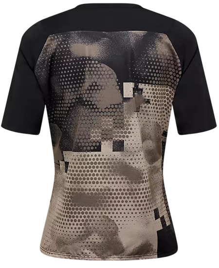 Fox ascent pulse ss dres na mtb kratky rukav sand zadna strana x