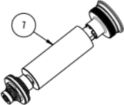 VTT Compression Damper assy 34mm chassis for Mattoc Expert