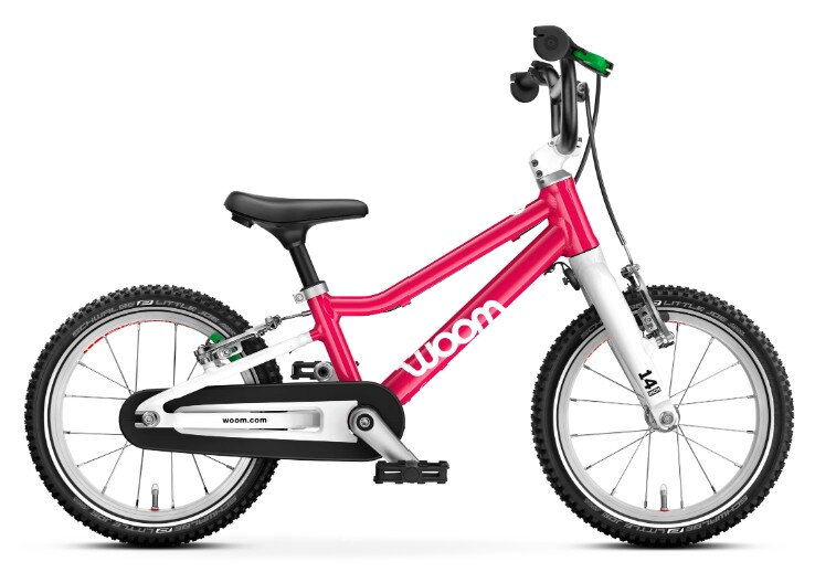 Woom 2 go hot pink detsky bicykel