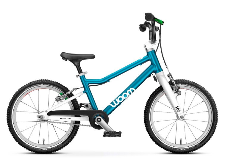 Woom 3 GO lahky detsky bicykel mettalic blue