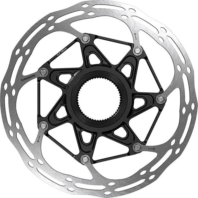 SRAM CENTERLINE 2 PIECE CENTERLOCK BLACK ROUNDED Brzdový kotúč