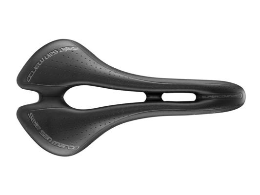 Selle San Marco Aspide Open-Fit Supercomfort Racing Bike saddle with cutout