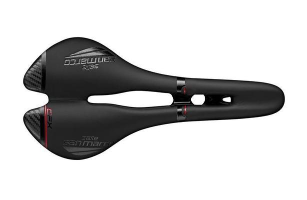 Selle San Marco Aspide Open-Fit Carbon FX Bike saddle with cutout
