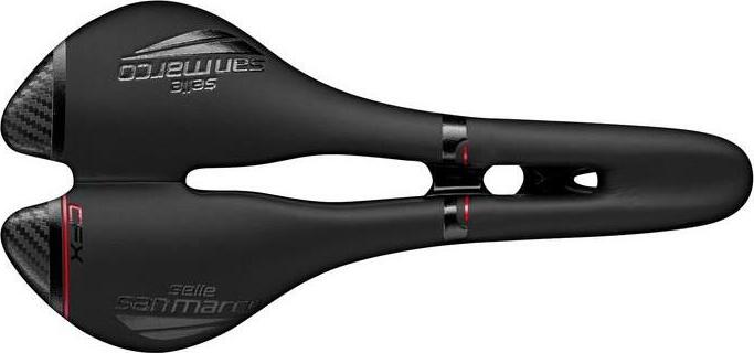 Selle San Marco Aspide Open-Fit Carbon FX Bike saddle with cutout