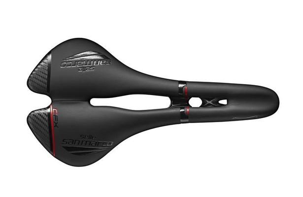 Selle San Marco Aspide Open-Fit Carbon FX Bike saddle with cutout