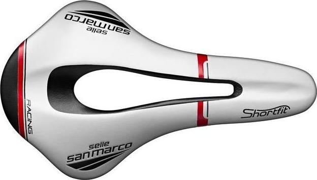 Selle San Marco Shortfit Open-Fit Racing Bike saddle with cutout