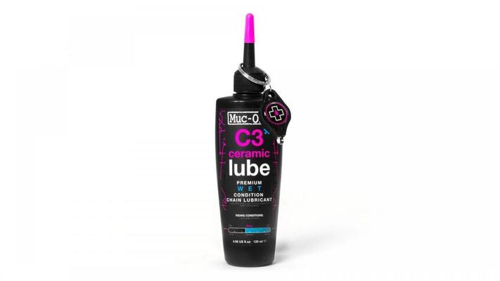 Muc-off Wet Ceramic Lube C3 120 ml Ceramic drive chain lubrication for wet weather