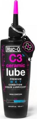 Muc-off Wet Ceramic Lube C3 120 ml Ceramic drive chain lubrication for wet weather