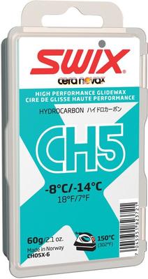 Swix CH5 tyrkysový 60 g (-8°C / -14°C) Sklzový vosk