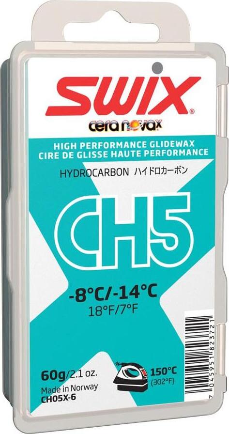 Swix CH5 tyrkysový 60 g (-8 °C / -14 °C) Skluzový vosk