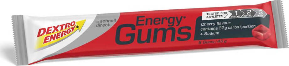 DEXTRO Energy Gums Sodium Žvýkací energetické tablety