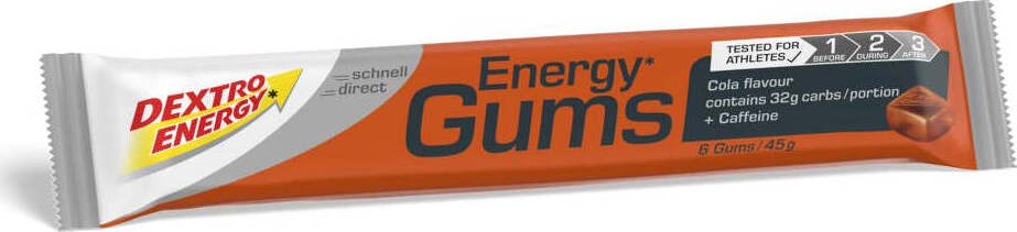 DEXTRO Energy Gums Caffeine Žvýkací energetické tablety