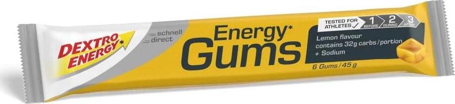 DEXTRO Energy Gums Sodium Žuvacie energetické tablety