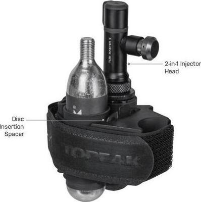 Topeak TUBI MASTER X CO2 pump + tubeless tire repair