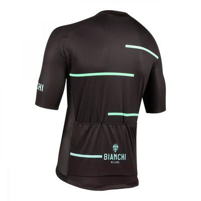 NEW 2021 Bianchi Milano DISUERI Short Sleeve Cycling Jersey BLACK 