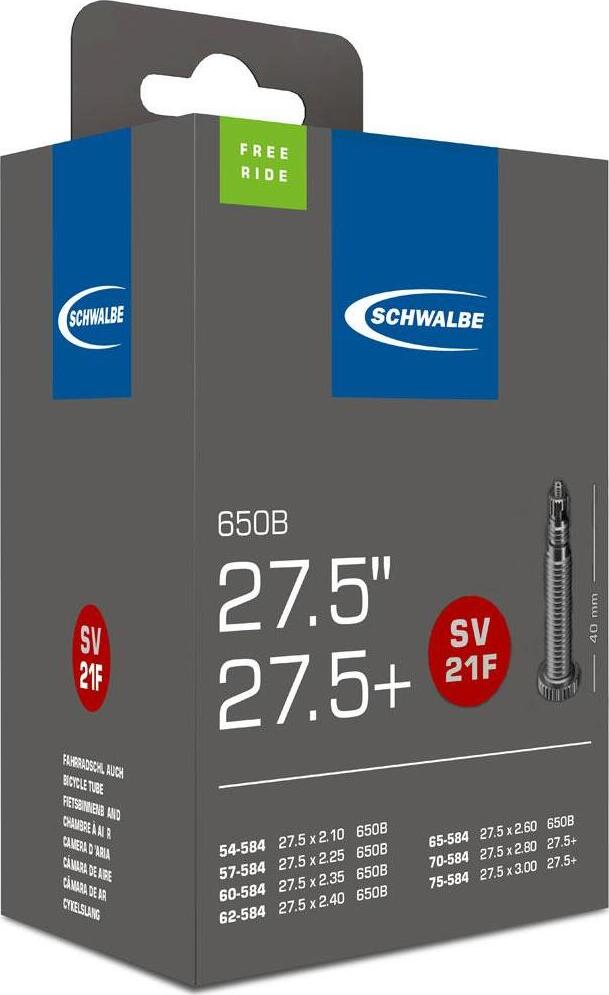 SCHWALBE 27.5X2.10/3.00 FV 40mm (54/75-584) Duše