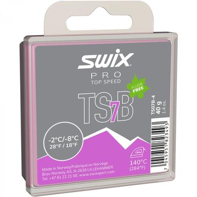 Swix TS07B fialový 40 g (-2°C / -8°C) Sklzový vosk