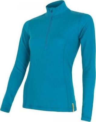 Sensor Double face Merino Wool LS Zip-L Lady long sleeve tshirt