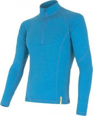 Sensor Double face Merino Wool LS Zip-M Pánske termo tričko s dlhým rukávom