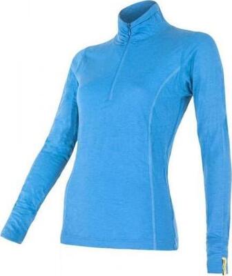 Sensor Merino Wool Active LS Zip-L Lady long sleeve tshirt