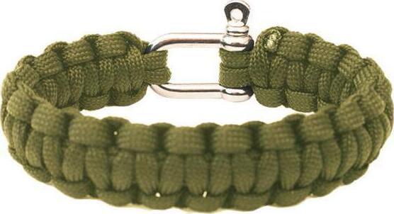 YATE Náramok Paracord D-ring Paracord bracelet with metal D-ring