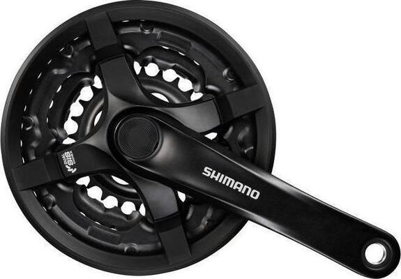 Shimano TY501 6/7/8sp Black MTB crankset