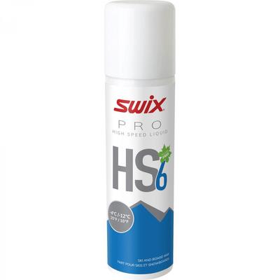 Swix HS6 modrý 125 ml (-4° C / -12°C) Sklzový tekutý vosk