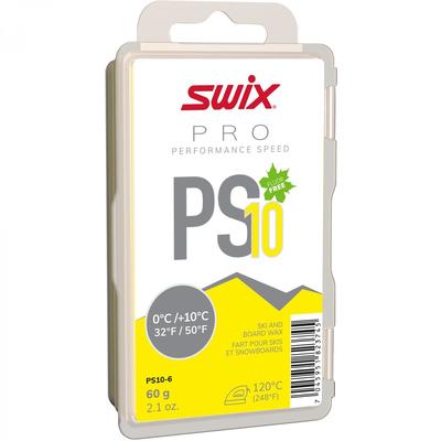 Swix PS10 žltý 60 g (0°C / 10°C) Sklzový vosk
